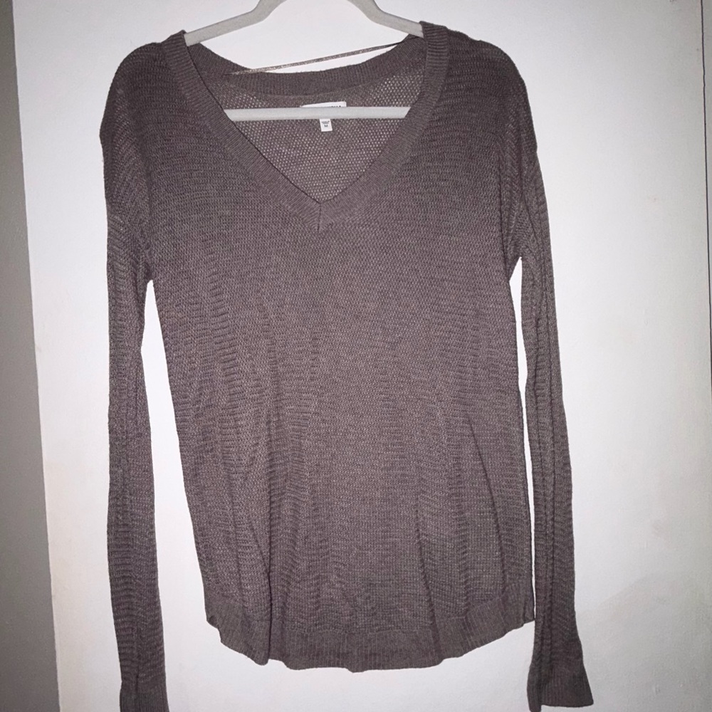 Sonoma Women's V-Neck Sweater - Taupe